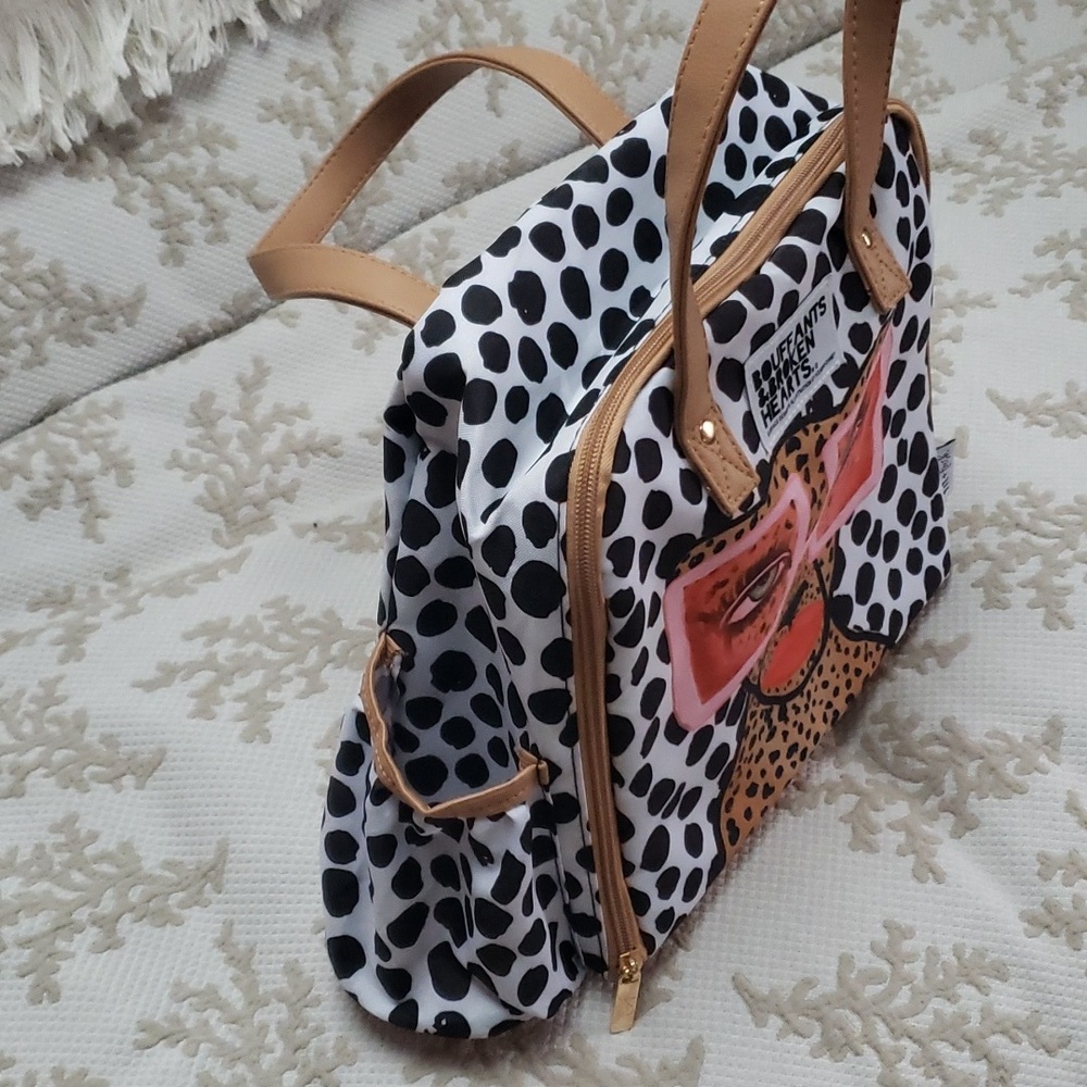 Fit & Fresh Wichita Insulated Lunch Bag Side, Tropica Glam Cat - Picture 5 of 16